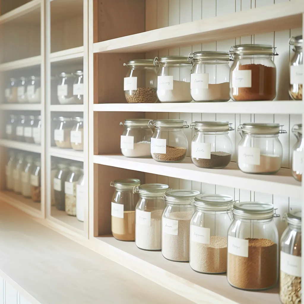Organized pantry